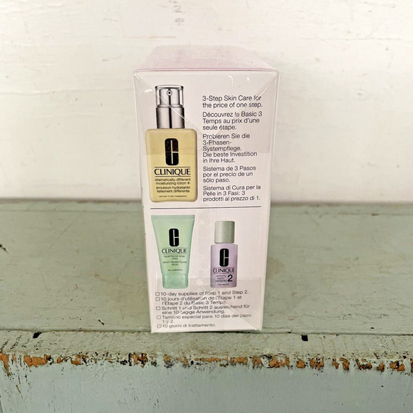 Clinique 3 Step Skincare System Type 2 Dry / Combination Travel Size Set SEALED - Picture 4 of 9